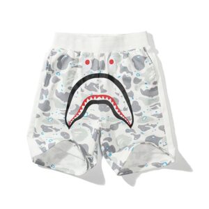 bape shark camouflage casual shorts