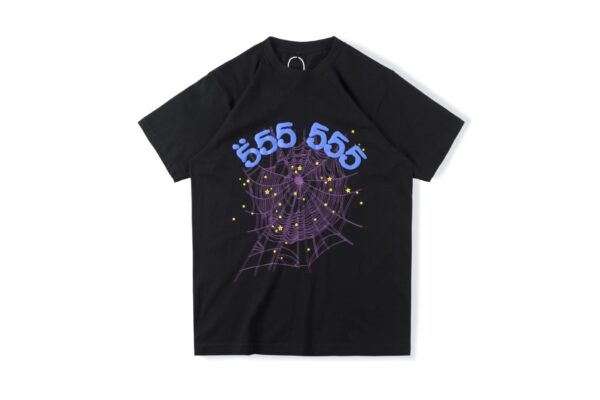 sp5der foam print casual tee + shorts