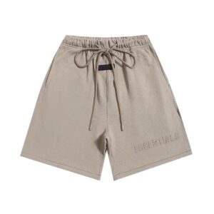 FOG rethreaded ESSENTIALS embossed single-row monogrammed loose-fitting shorts