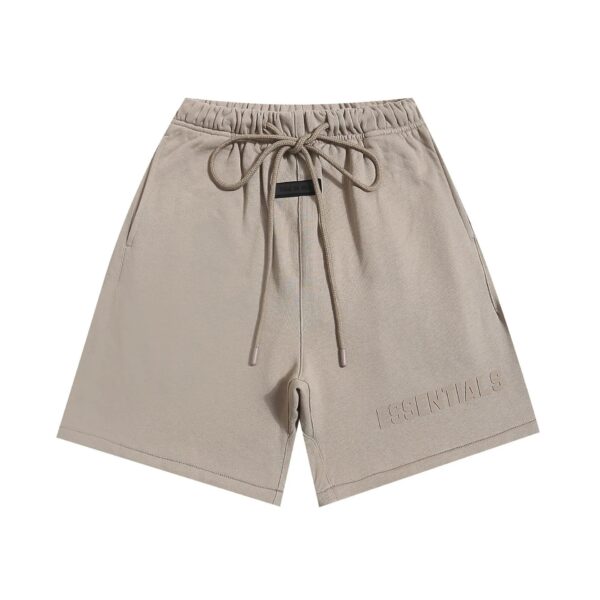 FOG rethreaded ESSENTIALS embossed single-row monogrammed loose-fitting shorts