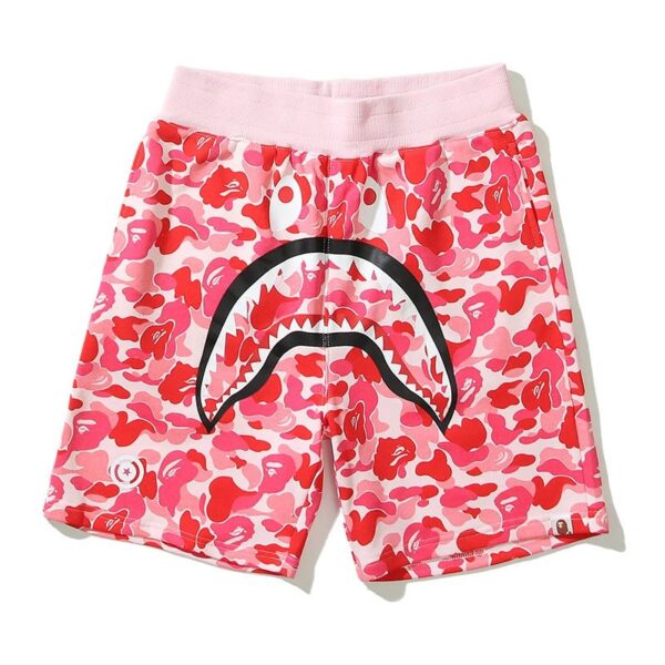 bape shark camouflage casual shorts
