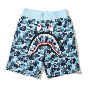 bape shark camouflage casual shorts