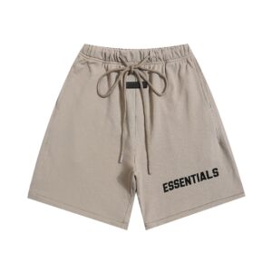 FOG rethreaded ESSENTIALS embossed single-row monogrammed loose-fitting shorts
