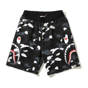 bape shark camouflage casual shorts
