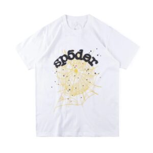 sp5der foamed printed casual t-shirt+shorts