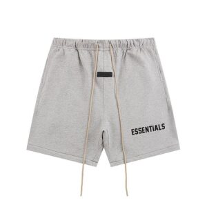 FOG rethreaded ESSENTIALS embossed single-row monogrammed loose-fitting shorts
