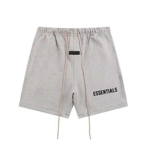 FOG rethreaded ESSENTIALS embossed single-row monogrammed loose-fitting shorts