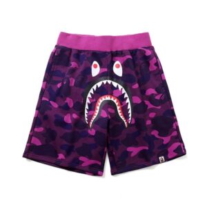 bape shark camouflage casual shorts