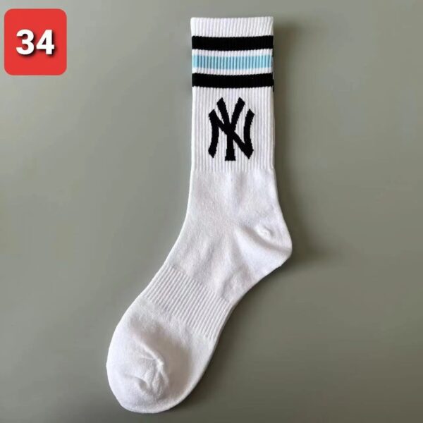 MLB High-Top Sports Socks Collection 40 Color Combinations