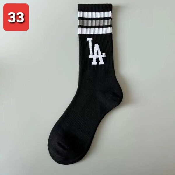 MLB High-Top Sports Socks Collection 40 Color Combinations