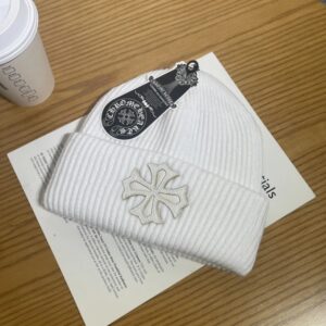 Chrome Hearts Black Cross Knit Beanie