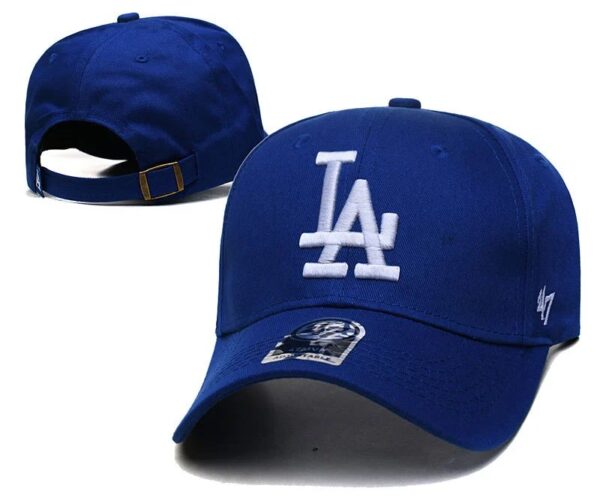 LA Embroidered Letter Logo Classic Duckback Baseball Cap Collection