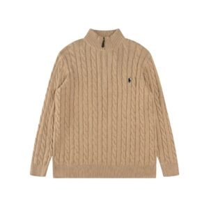 Ralph Lauren 15-color classic small embroidered logo knit sweater