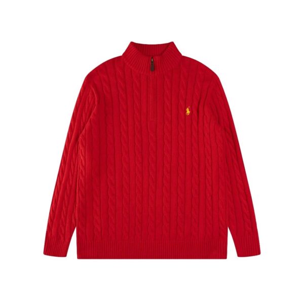 Ralph Lauren 15-color classic small embroidered logo knit sweater