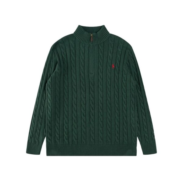 Ralph Lauren 15-color classic small embroidered logo knit sweater