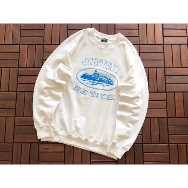 Meichao Corteiz Devil's Island Print Streetwear Unisex Oversized Hoodie
