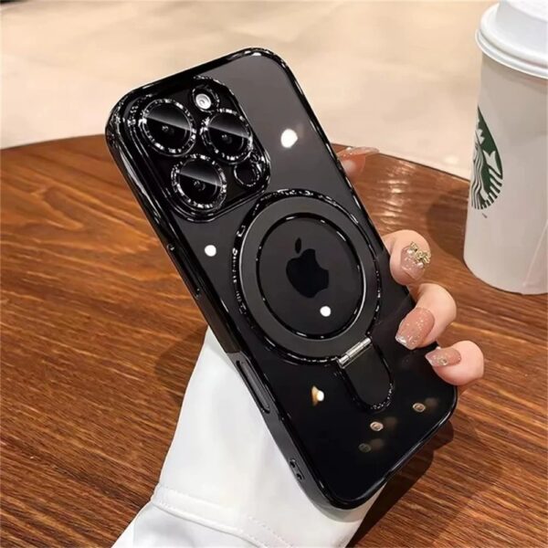 Transparent magnetic iPhone case