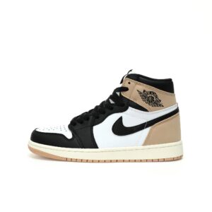 Wmns Air 1 Retro High OG"Latte"1Classic Retro High-Top Versatile Culture Basket "Black and White Latte Coffee"
