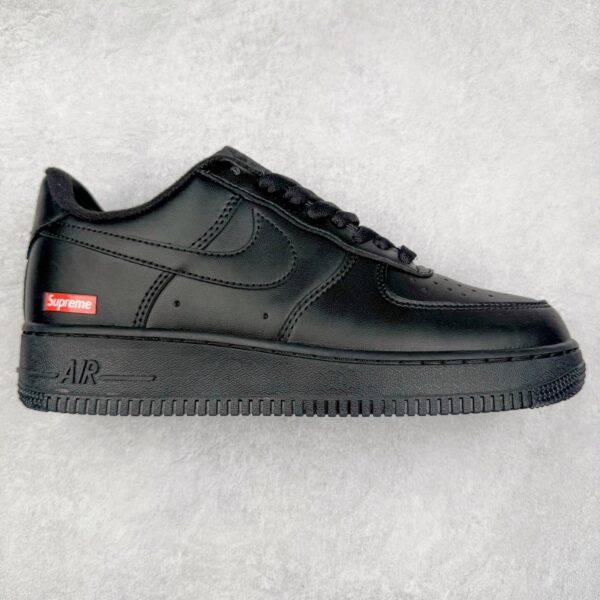 Supreme x Nike Air Force 1 Low Collaboration: Black and Red