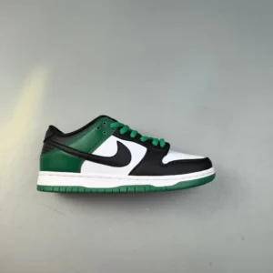 Nike SB Dunk Low Black and green color scheme