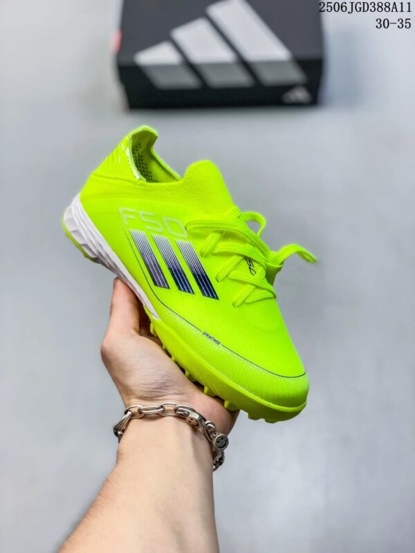 Adidas Messi Falcon F50 Soccer Shoes for Older Kids/Students - AG Studs with F-Type Studs for Training and Matches