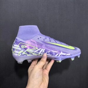 Nike Air Max 1 High-Top Purple Soccer Cleats
