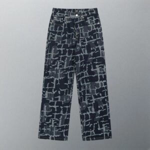 High-End FENDI 2024 Wang Yuan Celebrity-Style Pants