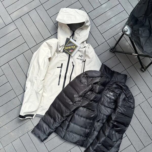 ARC'TERYX 3-in-1 Down Jacket 6th Generation Cement White