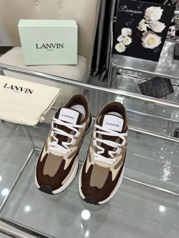 LANVIN New Driver Casual Sneakers in Brown