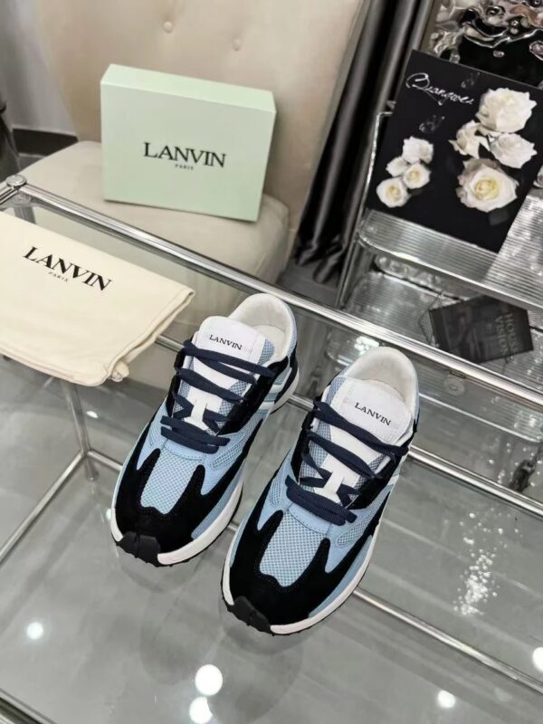 LANVIN New Four Seasons Sneakers in Blue Colorway