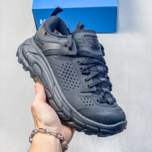 HOKA Tor Ultra Low Trail Hiking Shoes - Black