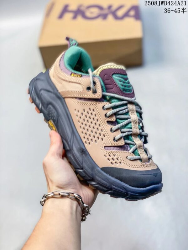 HOKA Tor Ultra Low Outdoor Trail Hiking Shoes Brown