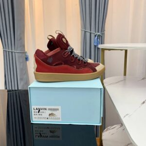 LANVIN Red Loafers