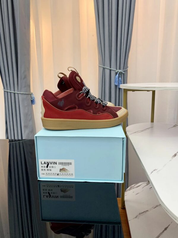 LANVIN Red Loafers