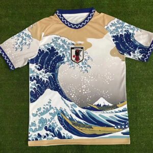 otherJersey Japanese-Style Waves Ukiyo-e Street Soccer T-Shirt