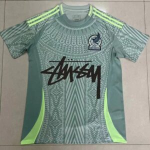 Stussy Totem Series Light Green Neon Contrast Sports Jersey