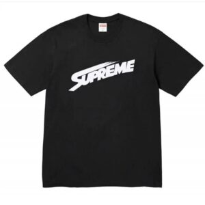 Supreme Box Logo Black Street Cotton Skate T-Shirt
