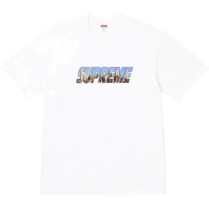 Supreme Cityscape Alphabet Print Street Style T-Shirt