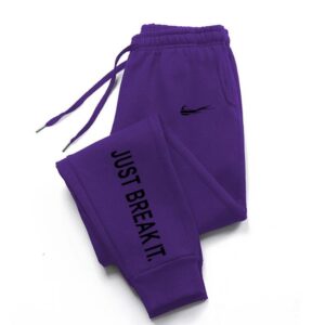 Nike JUST BREAK IT Purple Sweatpants