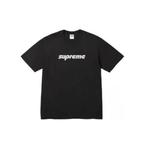 Supreme Box Logo Black Streetwear Brand Short-Sleeve T-Shirt