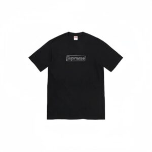 Supreme Box Logo Black Minimalist Street T-Shirt