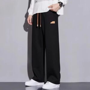 OtherPants Street Flow Black High-Street Loose-Fit Sweatpants