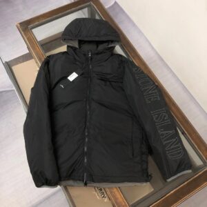 Stone Island Black Hooded Jacket