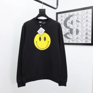 LOEWE Smile Collection Black Oversized Hoodie