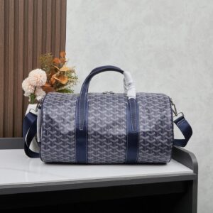Goyard Belvedere Navy Jacquard Travel Bag Collection
