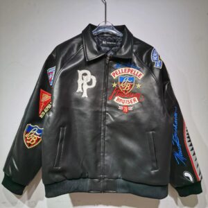 PELLEPELLE Street Embroidery Black