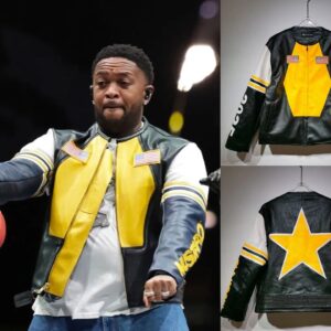 Vintage Star Label Street Jacket Black/Yellow
