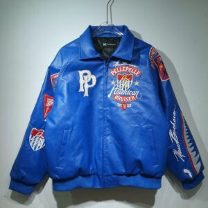 PELLEPELLE Embroidered Street Style Blue