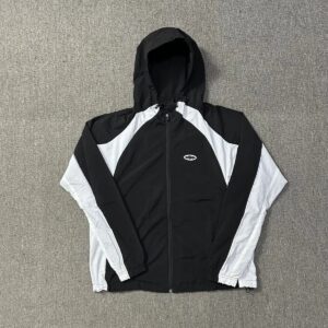 Corteiz Sports Jacket Black/White