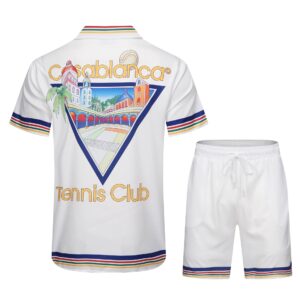 Casablanca Tennis Print White